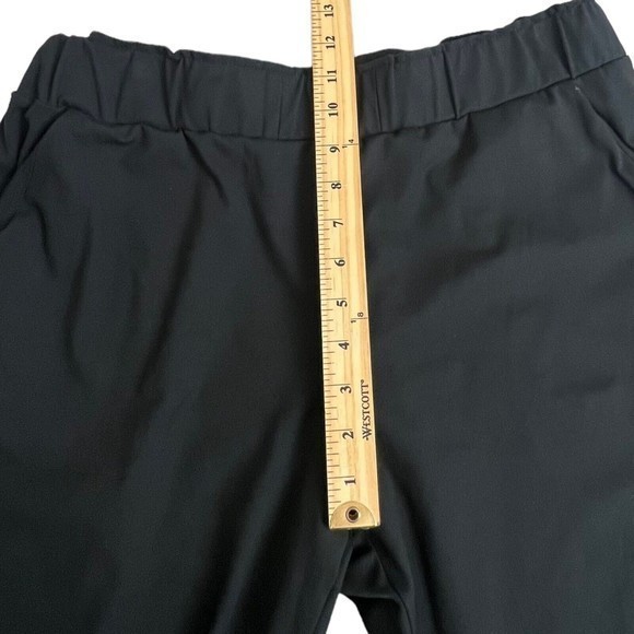 Joie Womens Black High Rise Pull On Elastic Waist Straight Leg Pants Large - Picture 6 of 8